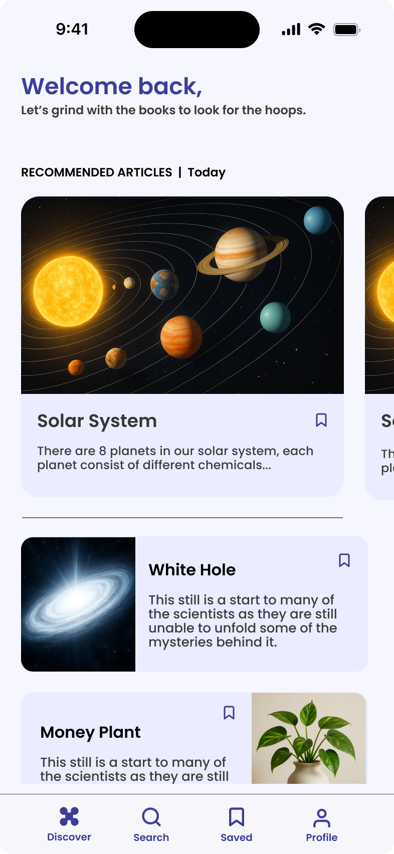 Home Screen
