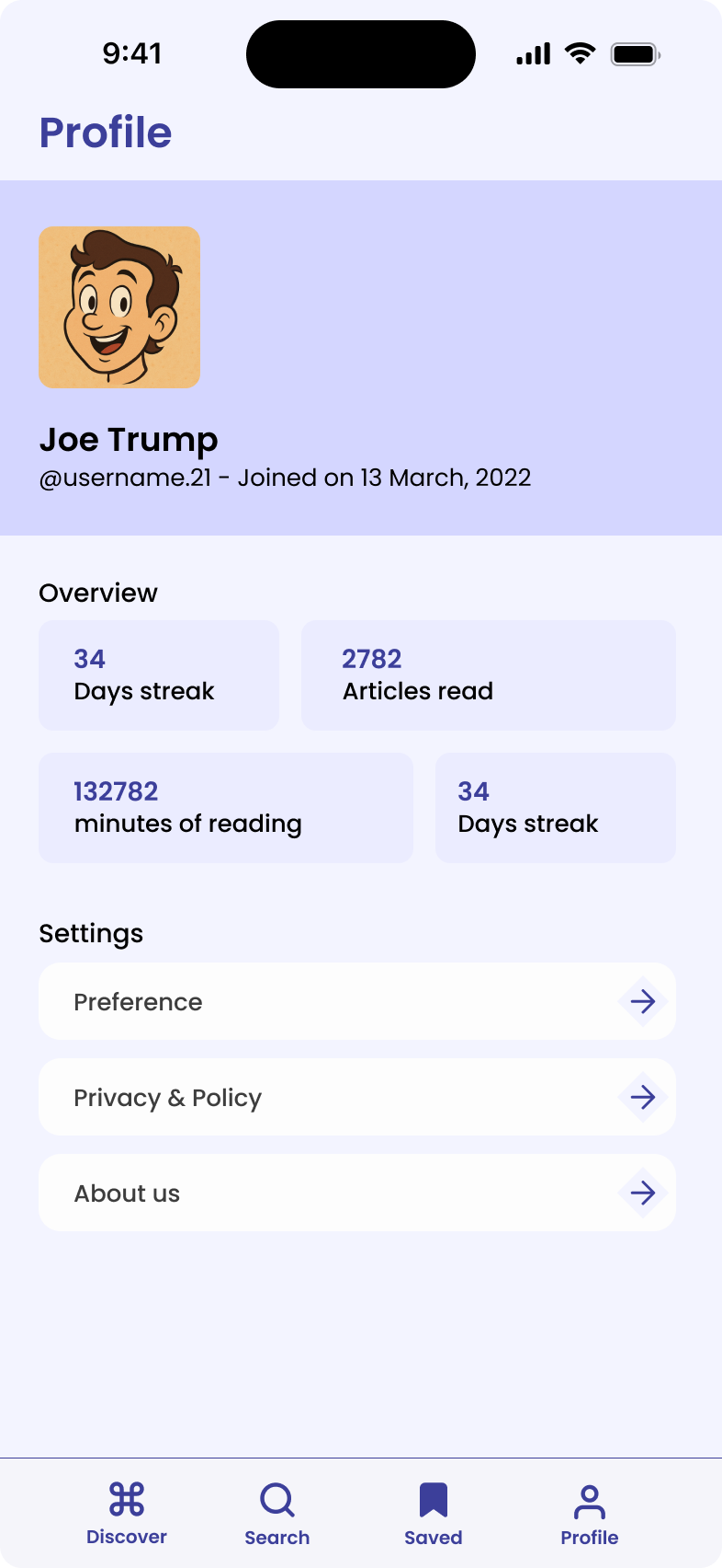 Profile Screen